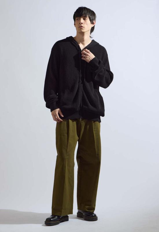  더 엔케이씨 스토어 봄버 자켓 Nkc 니트 재킷 블랙 - The NKC Store