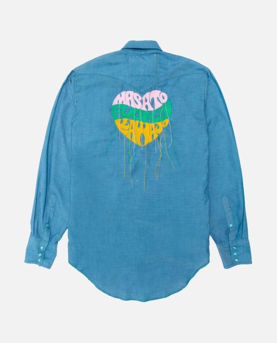  MASATO KAWAJO 데님 셔츠 Masato Kawajo Masato F'in Kawajo  미디엄 블루 - OTHER BRANDS