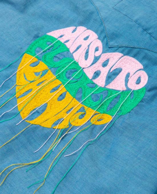  MASATO KAWAJO 데님 셔츠 Masato Kawajo Masato F'in Kawajo  미디엄 블루 - OTHER BRANDS