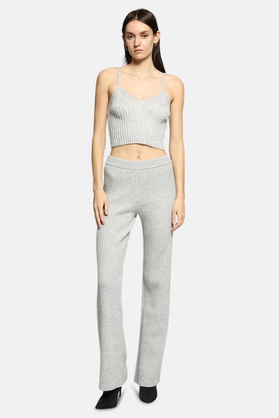  더레인지 민소매 티셔츠 레인지 크롭 코르셋 탱크 울프 - THE RANGE