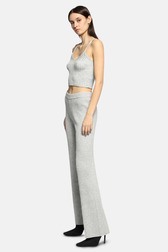  더레인지 민소매 티셔츠 레인지 크롭 코르셋 탱크 울프 - THE RANGE