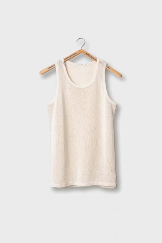  Industry of All Nations 민소매 티셔츠 모든 국가의 산업 네티 탱크 염색되지 않음