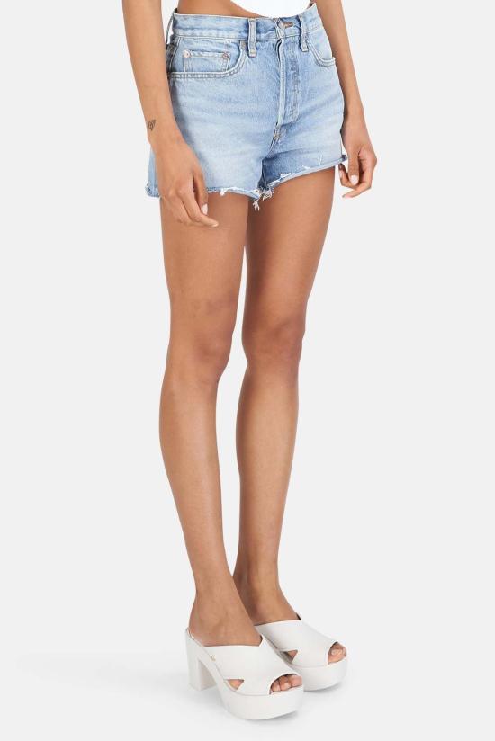  리던 데님 숏팬츠 Re/Done 70년대 하이라이즈 숏 60년대 페이드 - RE/DONE