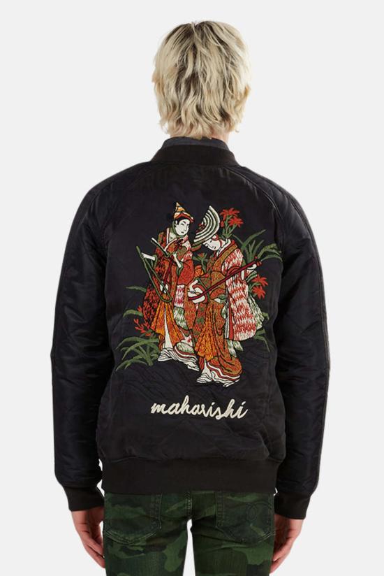 마하리쉬 자켓 마하리시 리버시블 홋카이도 재킷 블랙 - MAHARISHI