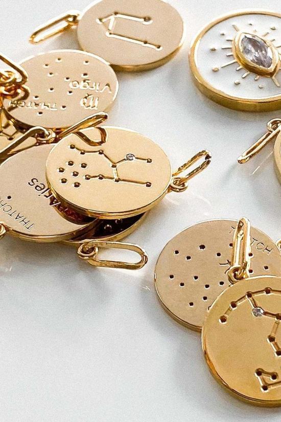  탯치 목걸이/팬던트 Thatch Constellation Charm 14k 골드 도금