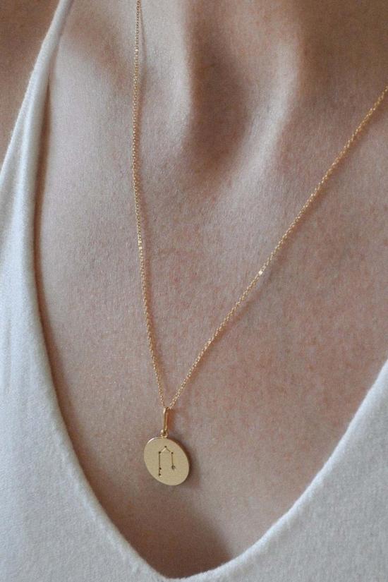  탯치 목걸이/팬던트 Thatch Constellation Charm 14k 골드 도금 - THATCH