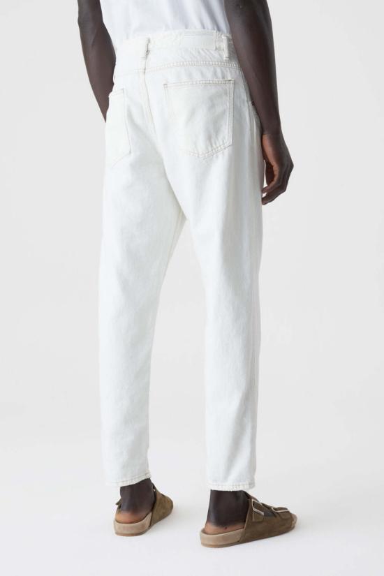  클로즈드 데님 팬츠 X 렌트 테이퍼드 진 아이보리 - CLOSED