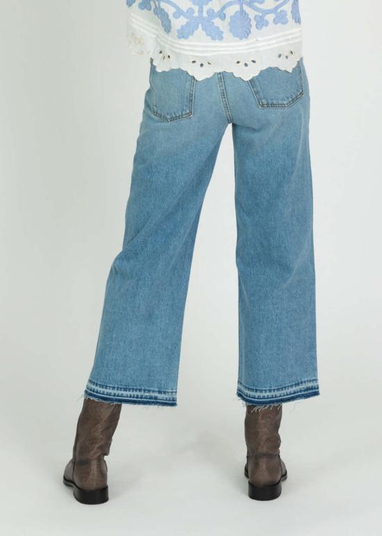  노엔드 데님 데님 팬츠 노엔드 헤일리 마야 와이드 레그 진 데님 - NOEND DENIM