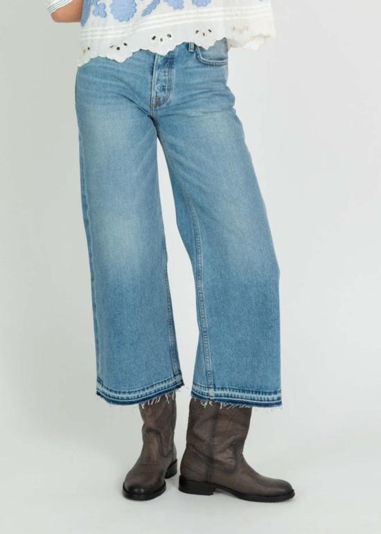  노엔드 데님 데님 팬츠 노엔드 헤일리 마야 와이드 레그 진 데님 - NOEND DENIM