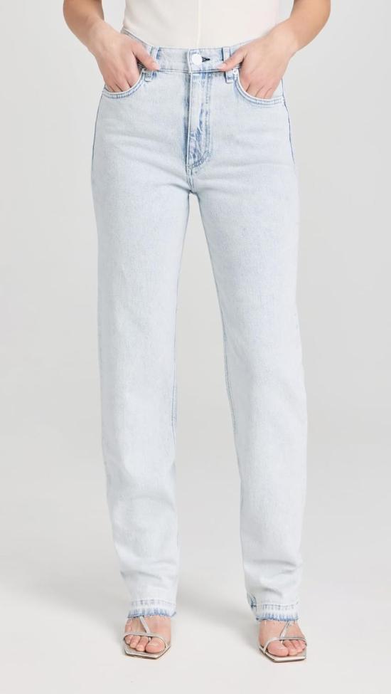  랙앤본 데님 팬츠 Rag & Bone Harlow 풀 렝스 진 Raquel - RAG & BONE