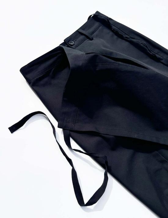  MM6 메종마르지엘라 스트레이트 팬츠 Mm6 메종 마르지엘라 코튼 팬츠 블랙 - MM6 MAISON MARGIELA