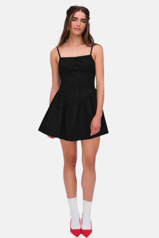  포러브앤레몬스 숏 원피스 CD3457 BLACK - FOR LOVE & LEMONS