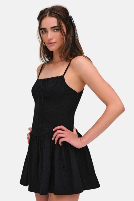  포러브앤레몬스 숏 원피스 CD3457 BLACK - FOR LOVE & LEMONS
