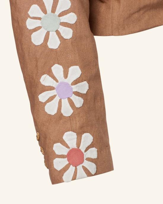  알릭스 오브 보헤미아 수트 자켓 앨릭스 오브 보헤미아 아처 폰 데이지 블레이저 탄 - ALIX OF BOHEMIA