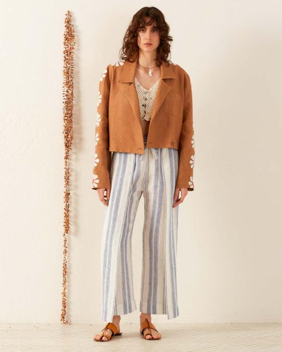  알릭스 오브 보헤미아 수트 자켓 앨릭스 오브 보헤미아 아처 폰 데이지 블레이저 탄 - ALIX OF BOHEMIA