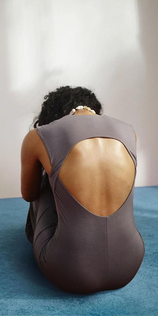  패리스 조지아 롱 원피스 파리 조지아 유한 드레스 석탄 - PARIS GEORGIA