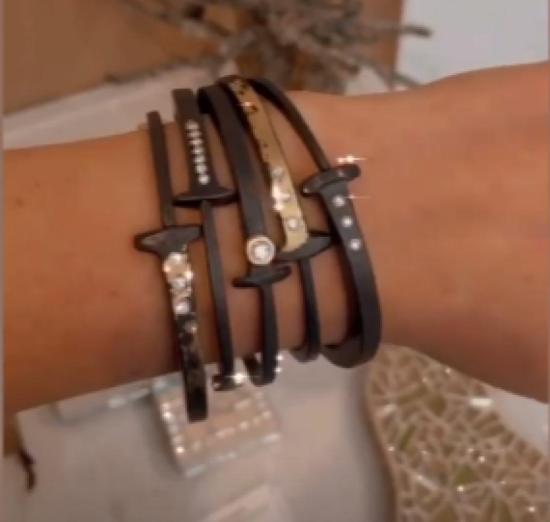  Pat Flynn 커프스 링크/타이 홀더 패트 플린 네일 브레이슬릿 15pt 라운드 다이아몬드 - OTHER BRANDS