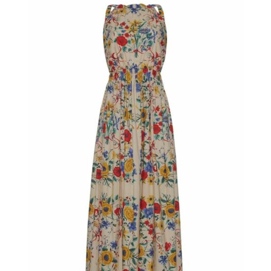  카라 카라 롱 원피스 카라카라 콜롬바 드레스 - CARA CARA