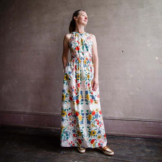  카라 카라 롱 원피스 카라카라 콜롬바 드레스