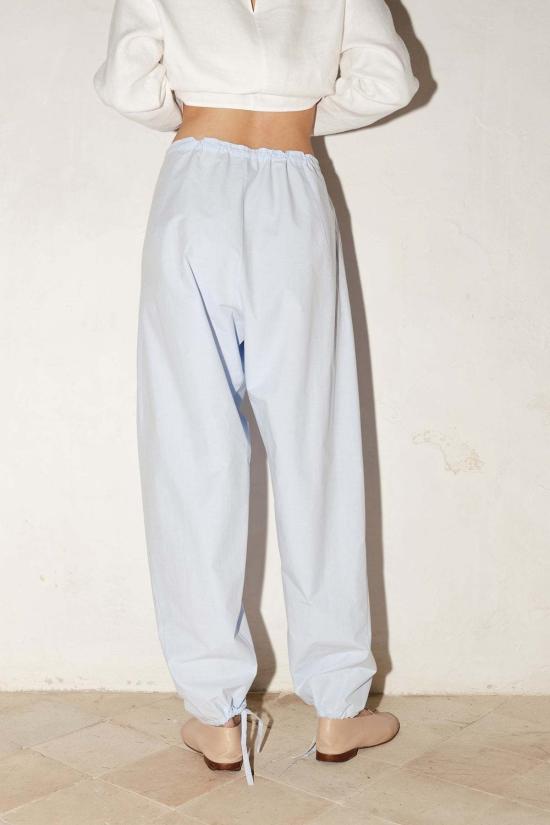  다두라 스트레이트 팬츠 다투라 켄도 필필 코튼 팬츠 파우더 블루 - DATURA