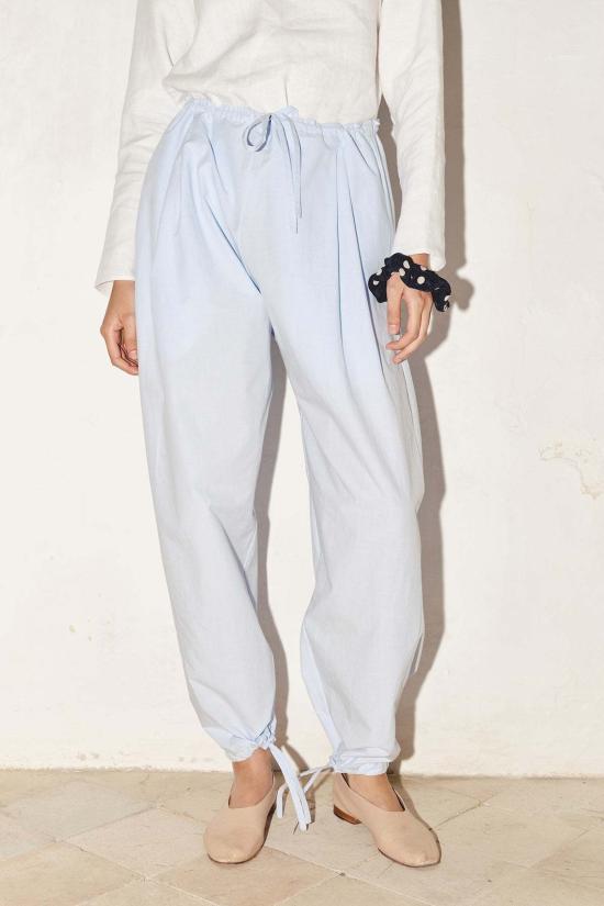  다두라 스트레이트 팬츠 다투라 켄도 필필 코튼 팬츠 파우더 블루