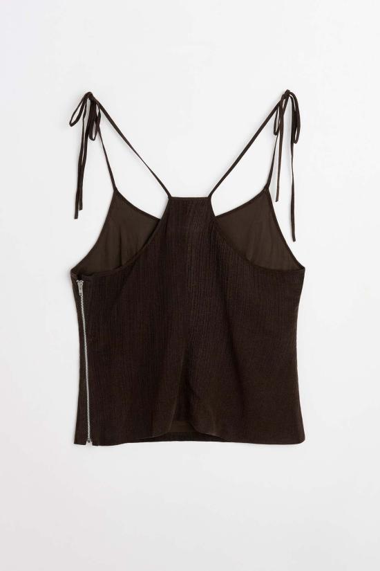  아워레가시 민소매 티셔츠 우리의 레거시 스트링 탱크 플럼 - OUR LEGACY