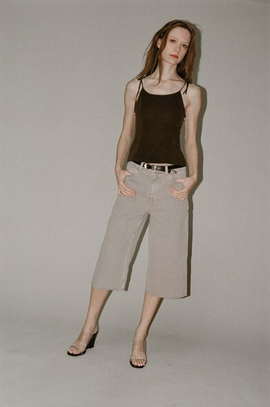  아워레가시 민소매 티셔츠 우리의 레거시 스트링 탱크 플럼 - OUR LEGACY