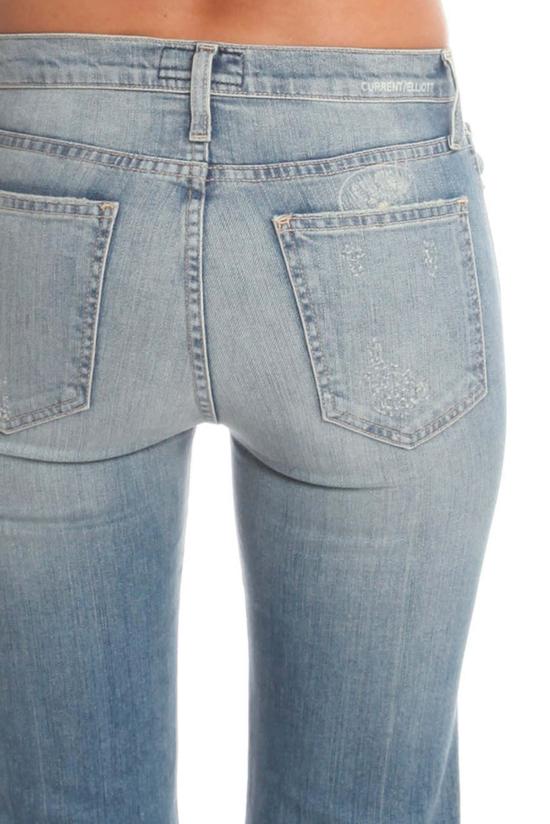  커런트엘리엇 데님 팬츠 현재/엘리엇 더 걸 크러쉬 진 에일룸 리페어 - CURRENT ELLIOT