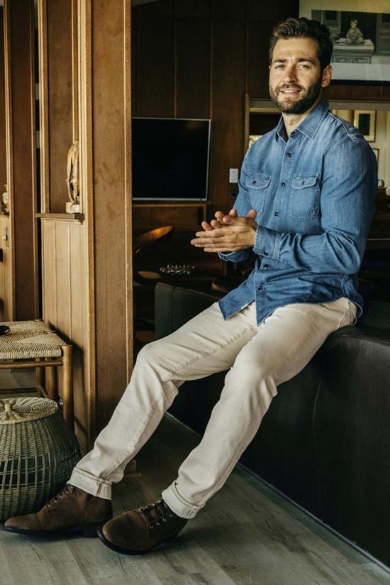  카토 스트레이트 팬츠 펜 슬림 셀비지 105온스 척 - KATO