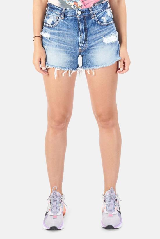  마우지 데님 숏팬츠 Moussy Sunnyvale 반바지 블루