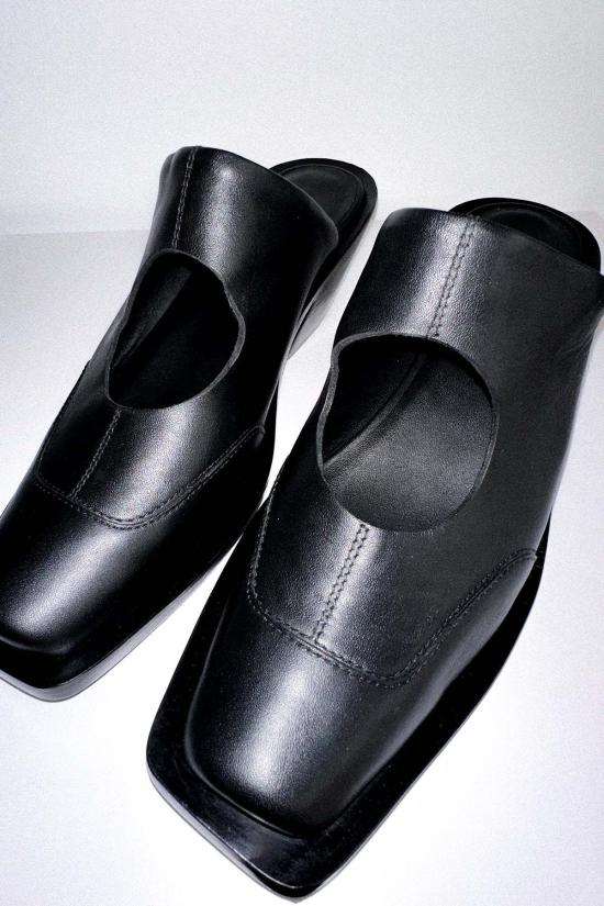  케이코 뮬/슬리퍼 Kk Co 서클 뮬 블랙 - KKCO