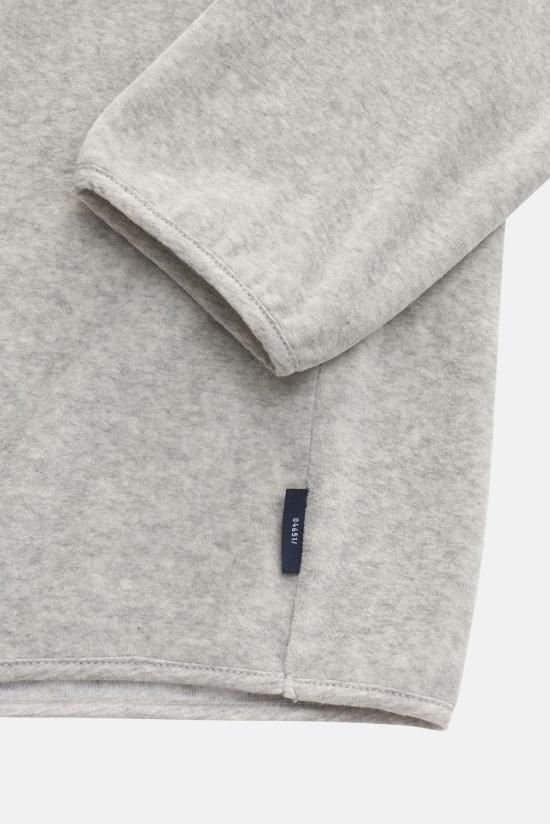  04651/ 후드 티셔츠 벨벳 후드 그레이 - 04651/A TRIP IN A BAG