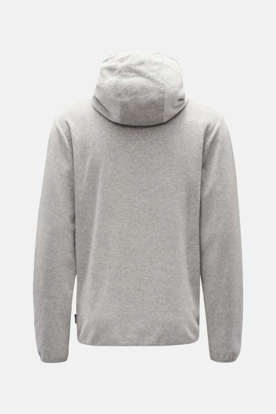  04651/ 후드 티셔츠 벨벳 후드 그레이 - 04651/A TRIP IN A BAG