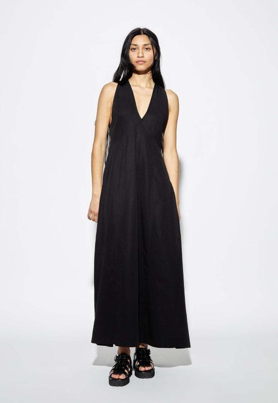  blacktogrey 롱 원피스 블랙투그레이 카미드레스 블랙 - OTHER BRANDS