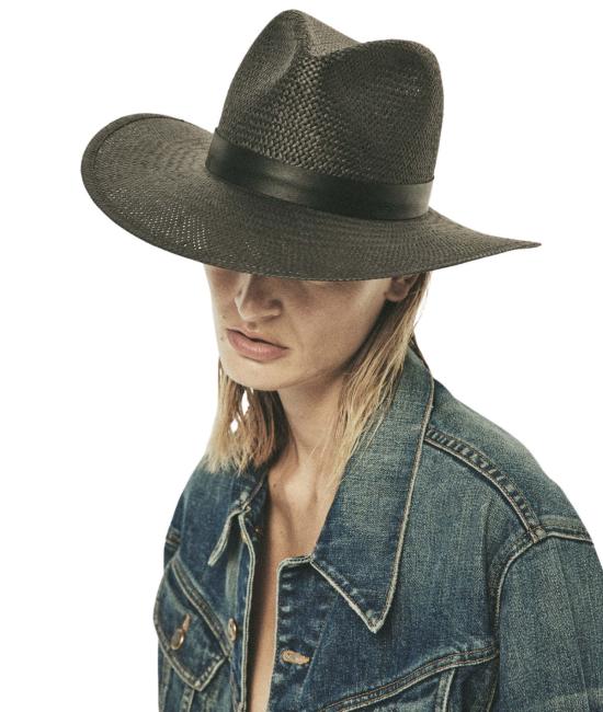  자네사레온 버킷햇 Janessa Leone Simone  블랙