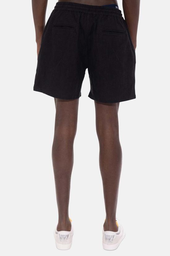  블루&크림 숏팬츠 퍼펙트 리넨 숏 블랙 - BLUE&CREAM