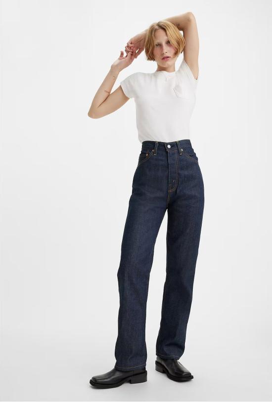  리바이스 데님 팬츠 Levi's 빈티지 1950's 701 셀비지 데님 다크 인디고 - LEVI'S