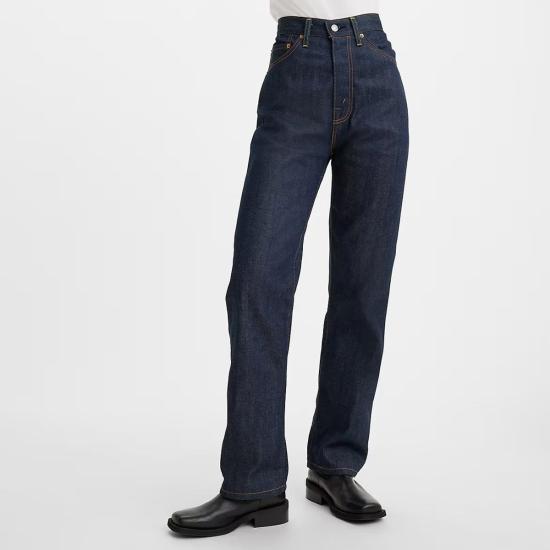  리바이스 데님 팬츠 Levi's 빈티지 1950's 701 셀비지 데님 다크 인디고 - LEVI'S