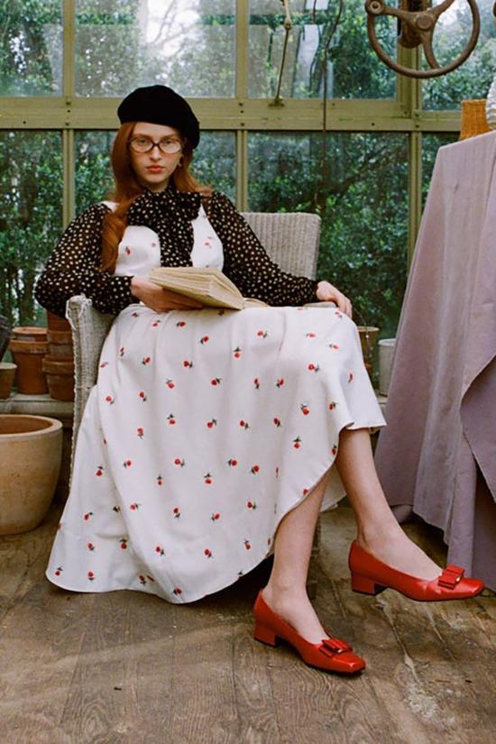  포러브앤레몬스 베스트 For Love & Lemons 탈리아 자수 조끼 크림 - FOR LOVE & LEMONS