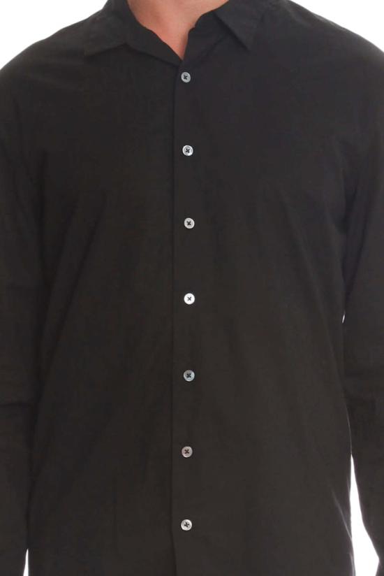  ATM 긴팔 셔츠 Atm 버튼 다운 드레스  블랙 - ATM