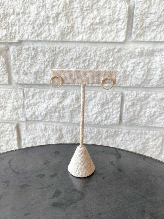  가브리엘라 아티가스 이어링 Gabriela Artigas 소형 풍선 귀걸이 Pav 다이아몬드 클래식 옐로우 골드/화이트