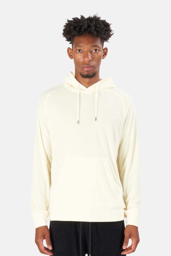  Blue&Cream 후드 티셔츠 블루&크림 풀사이드 테리 풀오버 후드티 비치 옐로우