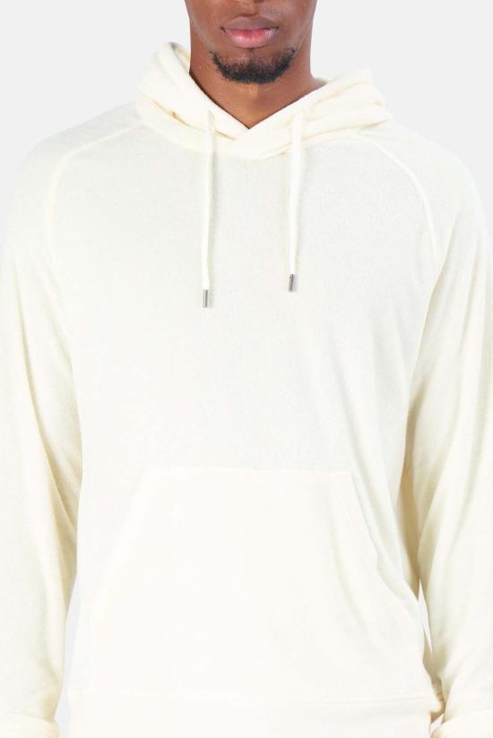  Blue&Cream 후드 티셔츠 블루&크림 풀사이드 테리 풀오버 후드티 비치 옐로우 - BLUE&CREAM