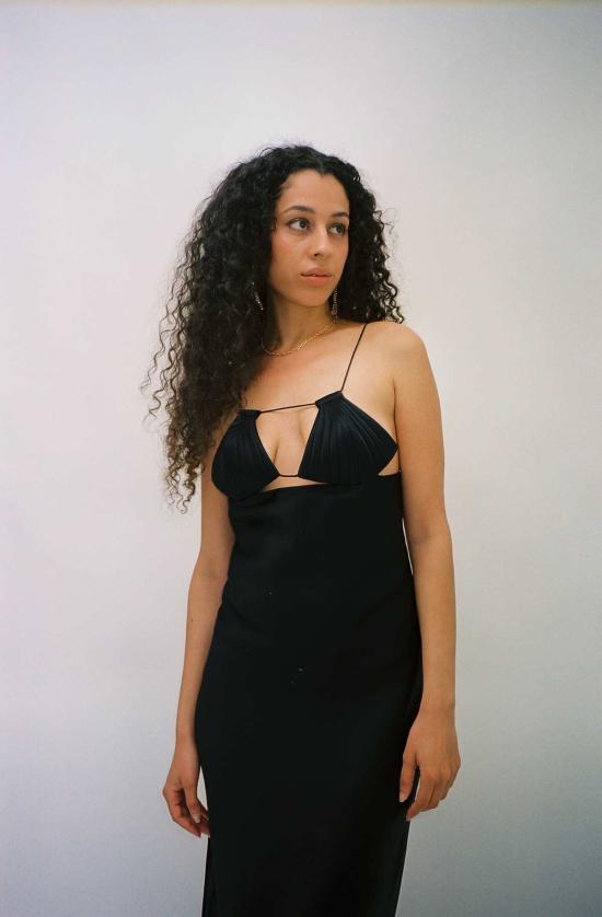  브베자 숏 원피스 베브자 머메이드 드레스 블랙 - BEVZA