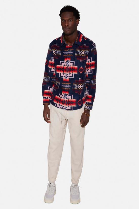  블루&크림 트레이닝/조거 팬츠 블루앤크림 와플 조거크림 - BLUE&CREAM