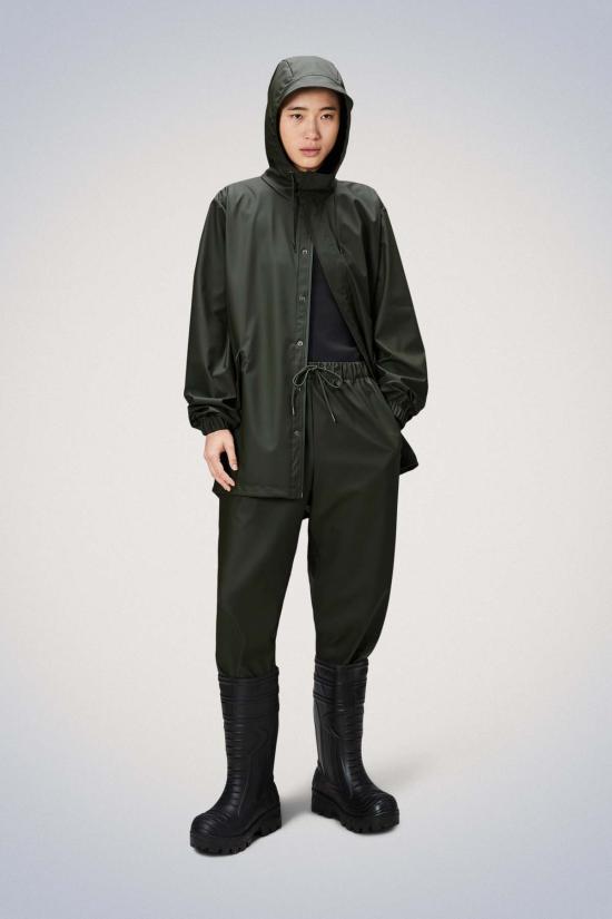 레인스 자켓 피쉬테일 재킷 그린 - RAINS