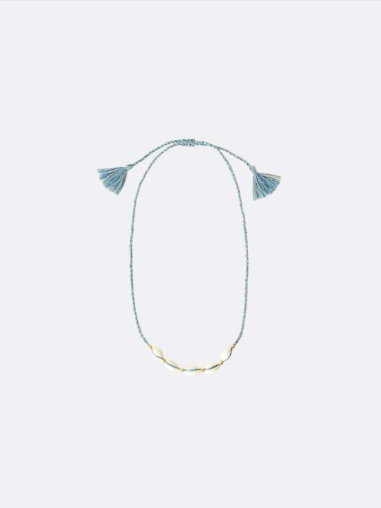  시레나 목걸이/팬던트 카리 스톤 네크리스 블루/핑크/블랙