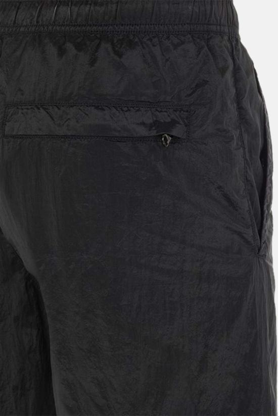  스톤 아일랜드 스윔팬츠 에코닐 나일론 메탈 수영복 블랙 - STONE ISLAND