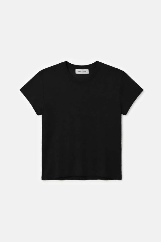  더 타일 클럽 반팔 티셔츠 WVBCW2402T BLACK