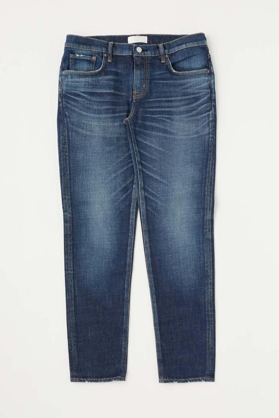  마우지 데님 팬츠 무시 제나 스키니 진 다크 블루